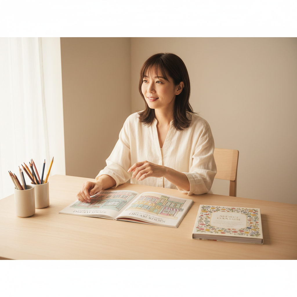 大人の塗り絵 おすすめに関するおすすめ塗り絵ブック＆アプリ｜エンタメ・趣味