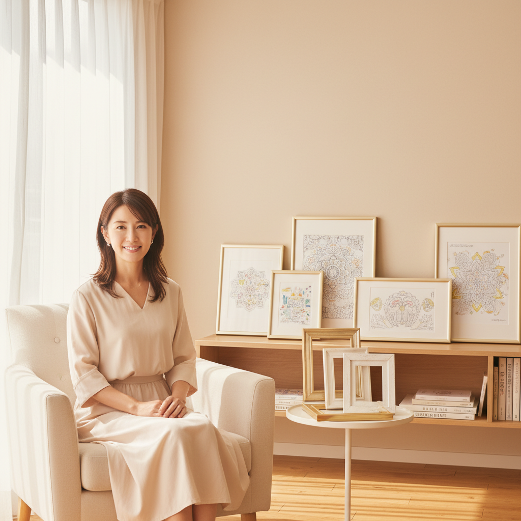 大人の塗り絵 おすすめに関するフレームに入れて飾る｜エンタメ・趣味