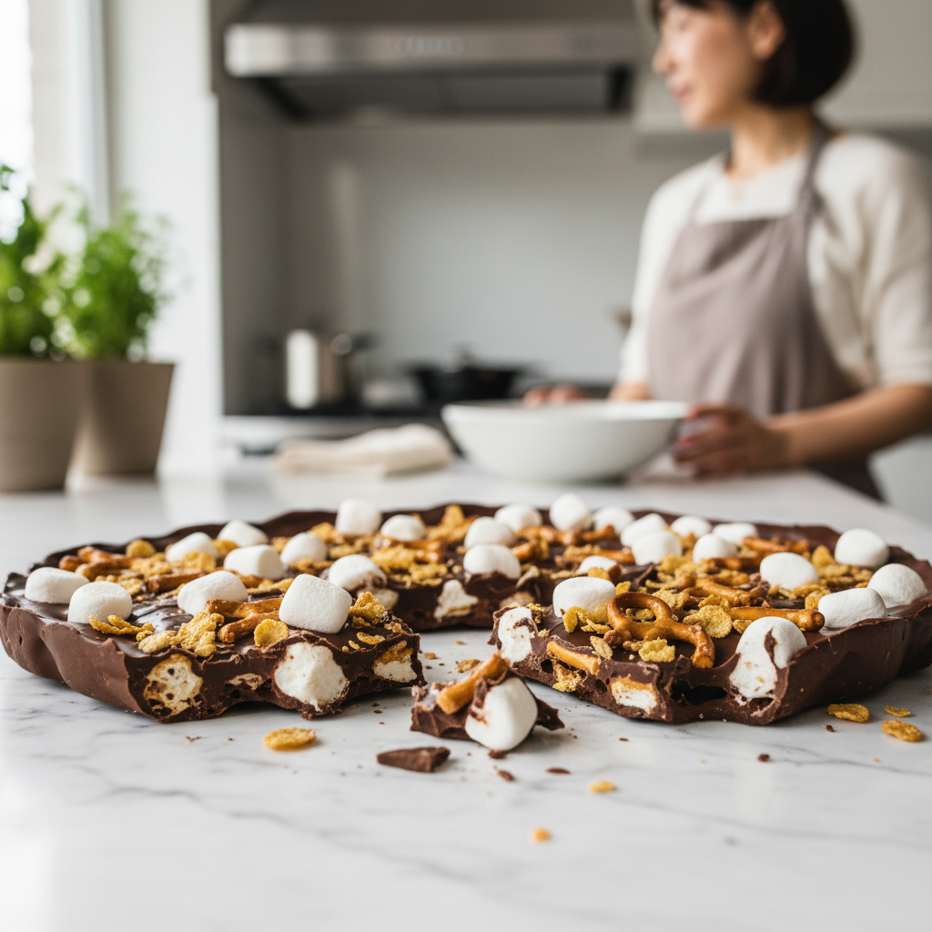 簡単 バレンタイン レシピに関するアレンジレシピ：マシュマロ＆プレッツェル｜グルメ・料理