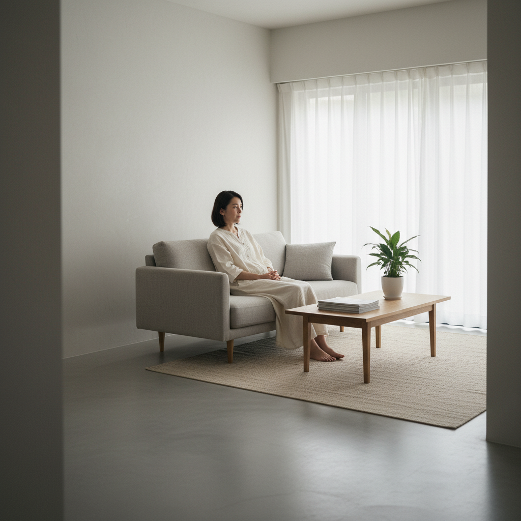 ミニマリスト 30代 女性に関するストレス軽減：視覚的なノイズを減らす｜ライフスタイル