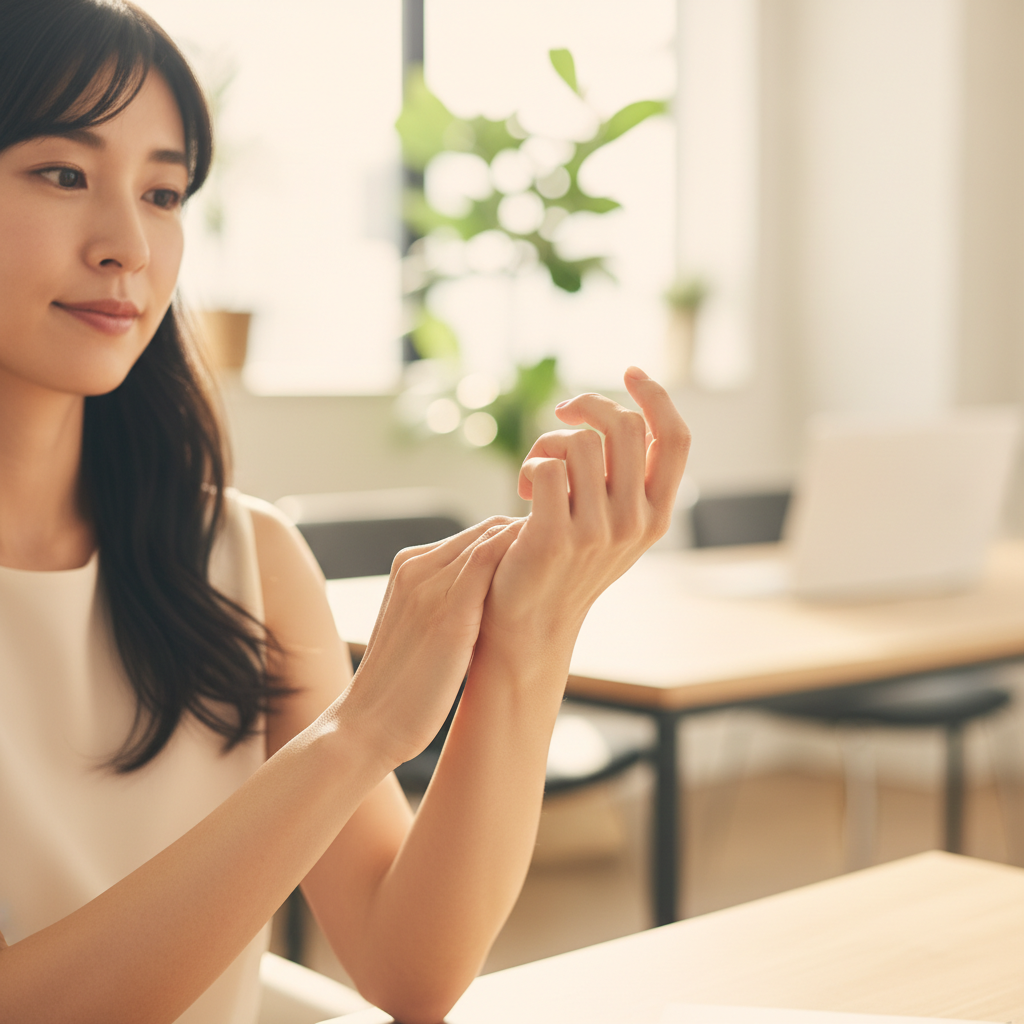 姿勢に関するオフィスでもこっそり！座りながらできるストレッチ｜美容・スキンケア