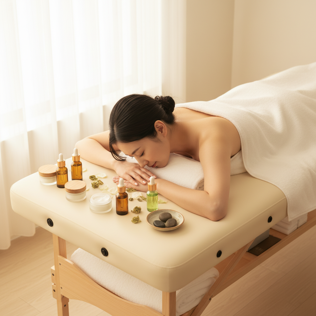 たるみに関するマッサージ：血行促進でハリUP！｜美容・スキンケア