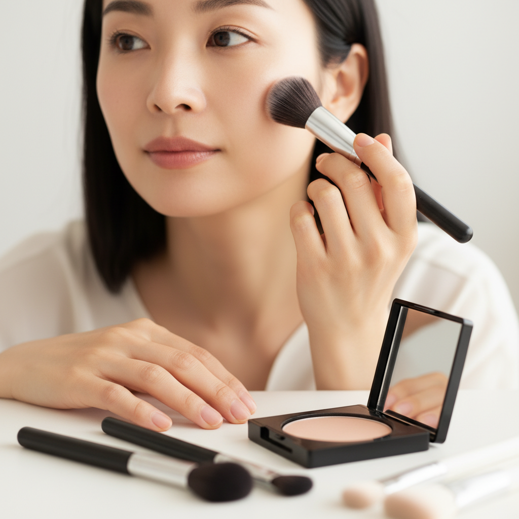 メイクに関するハイライト＆シェーディングで立体感を｜美容・スキンケア