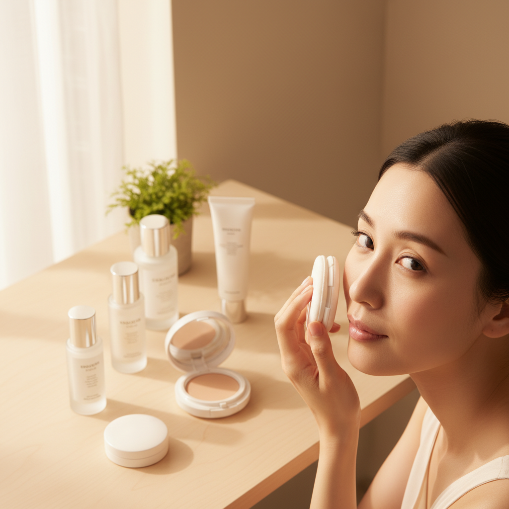 時短メイクに関するクッションファンデーションの活用術｜美容・スキンケア
