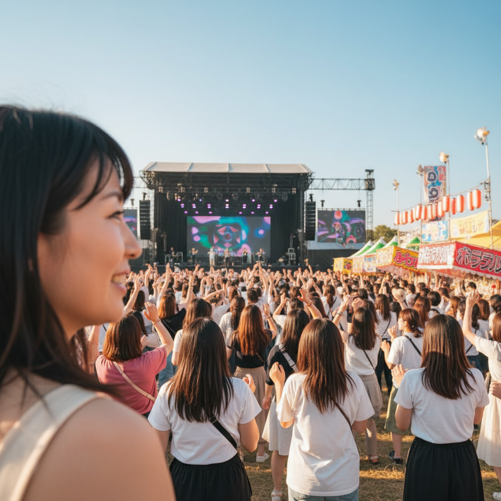 entertainに関するライブ体験：フェス参戦｜エンタメ・趣味