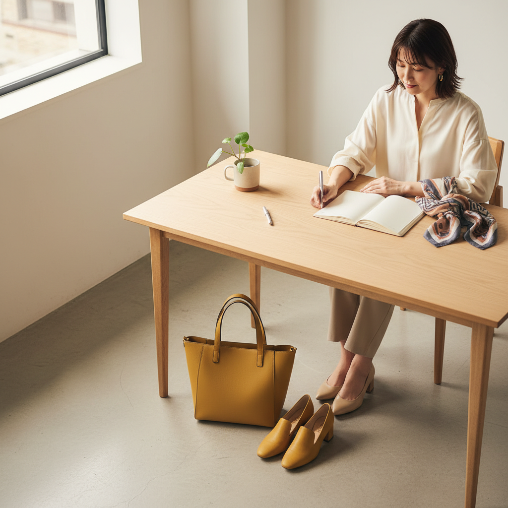 fashionに関するオフィスで使える！トレンドカラーの取り入れ方｜ファッション