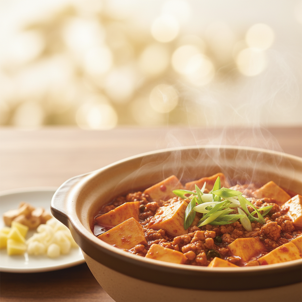 時短料理に関する豆腐とひき肉のヘルシー麻婆豆腐｜グルメ・料理