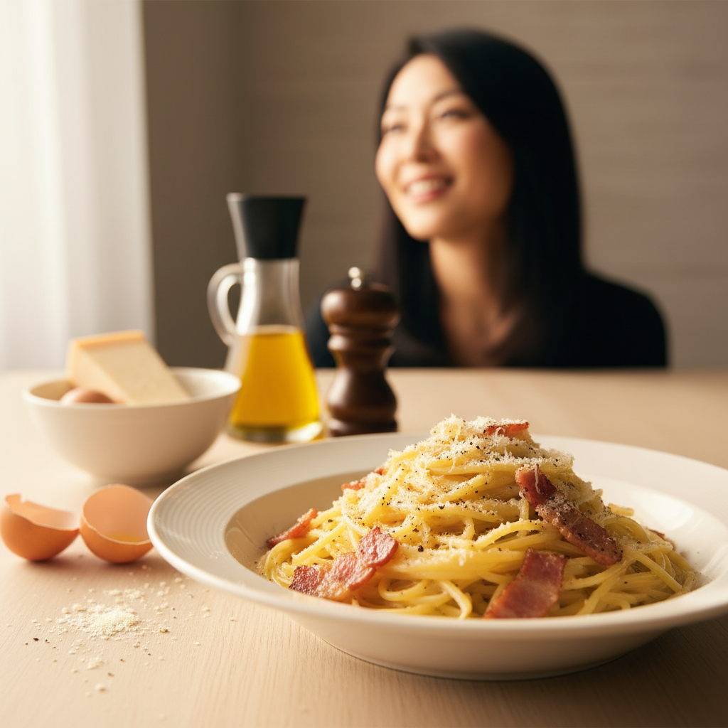 ディナーに関する濃厚カルボナーラのレシピ｜グルメ・料理
