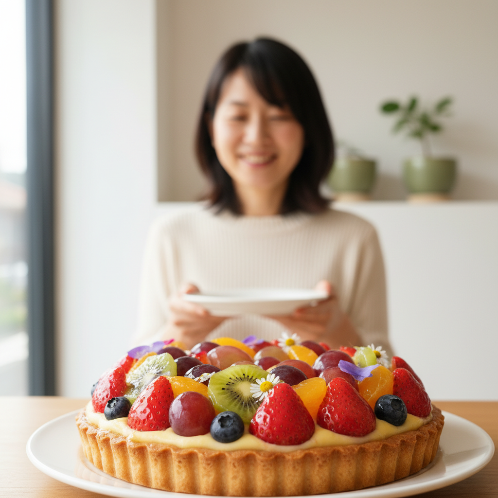 カフェに関するおすすめメニュー：季節のタルト｜グルメ・料理