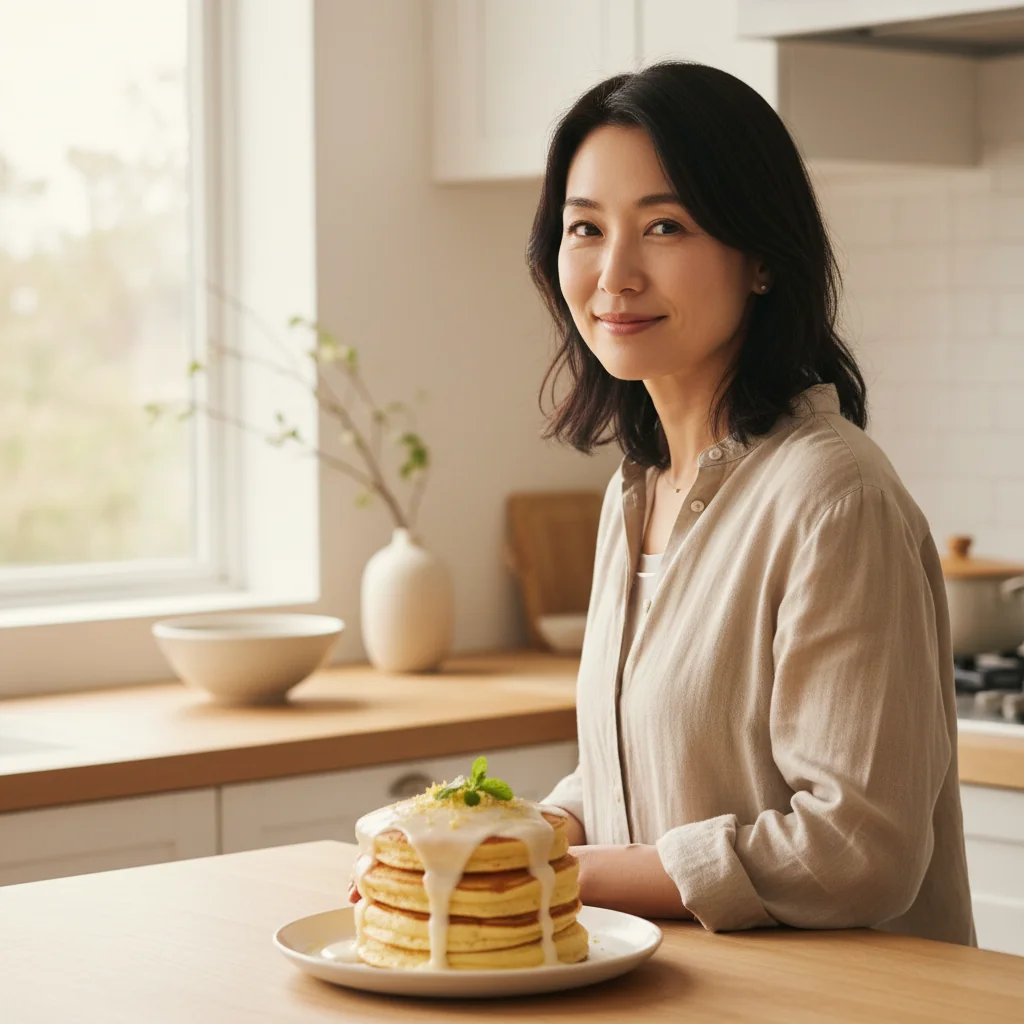 お取り寄せに関する簡単アレンジ：リコッタチーズとレモンのパンケーキ｜グルメ・料理