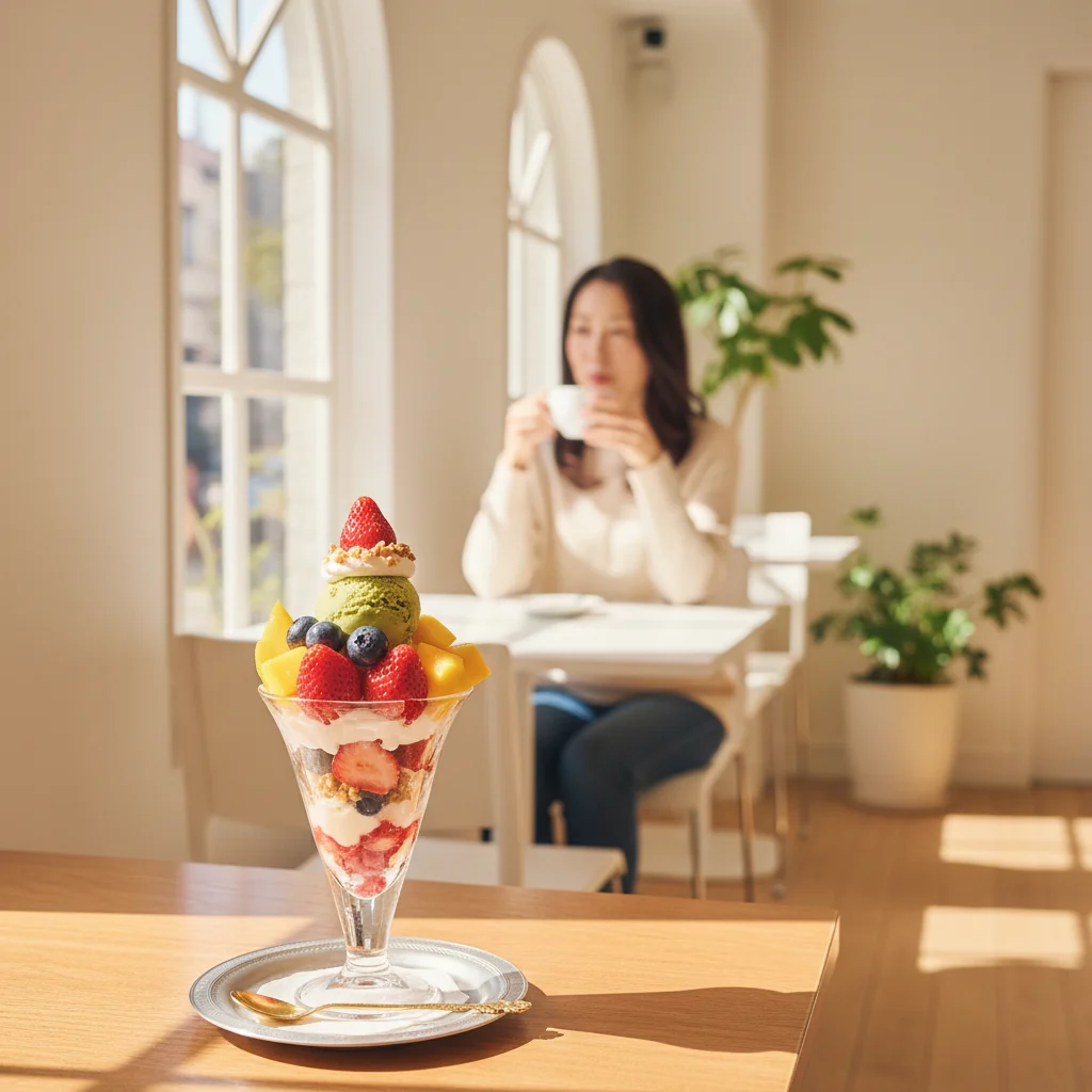 ランチに関する優雅な空間で味わう、大人の贅沢パフェ｜グルメ・料理