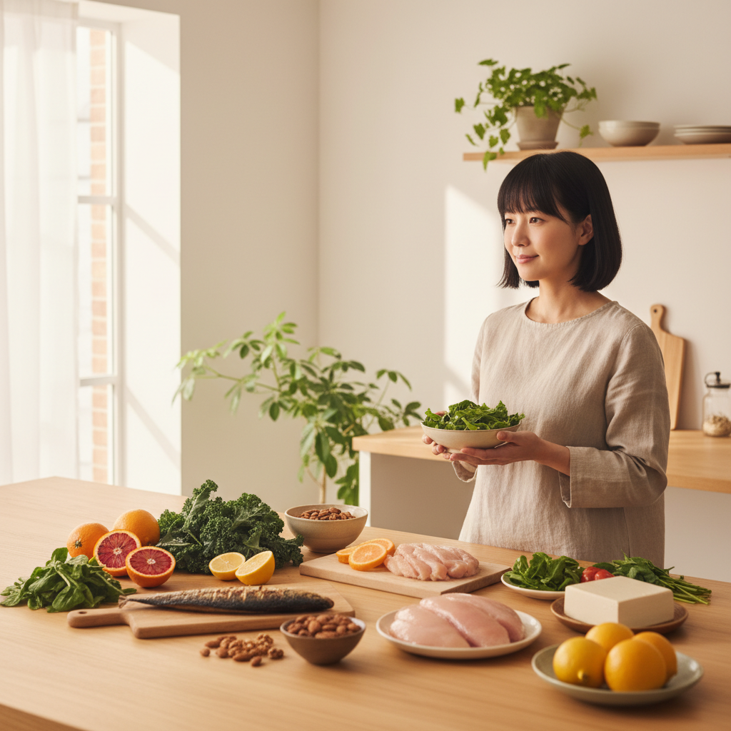 美容サプリに関する美肌のための食事のポイント｜健康サプリメント