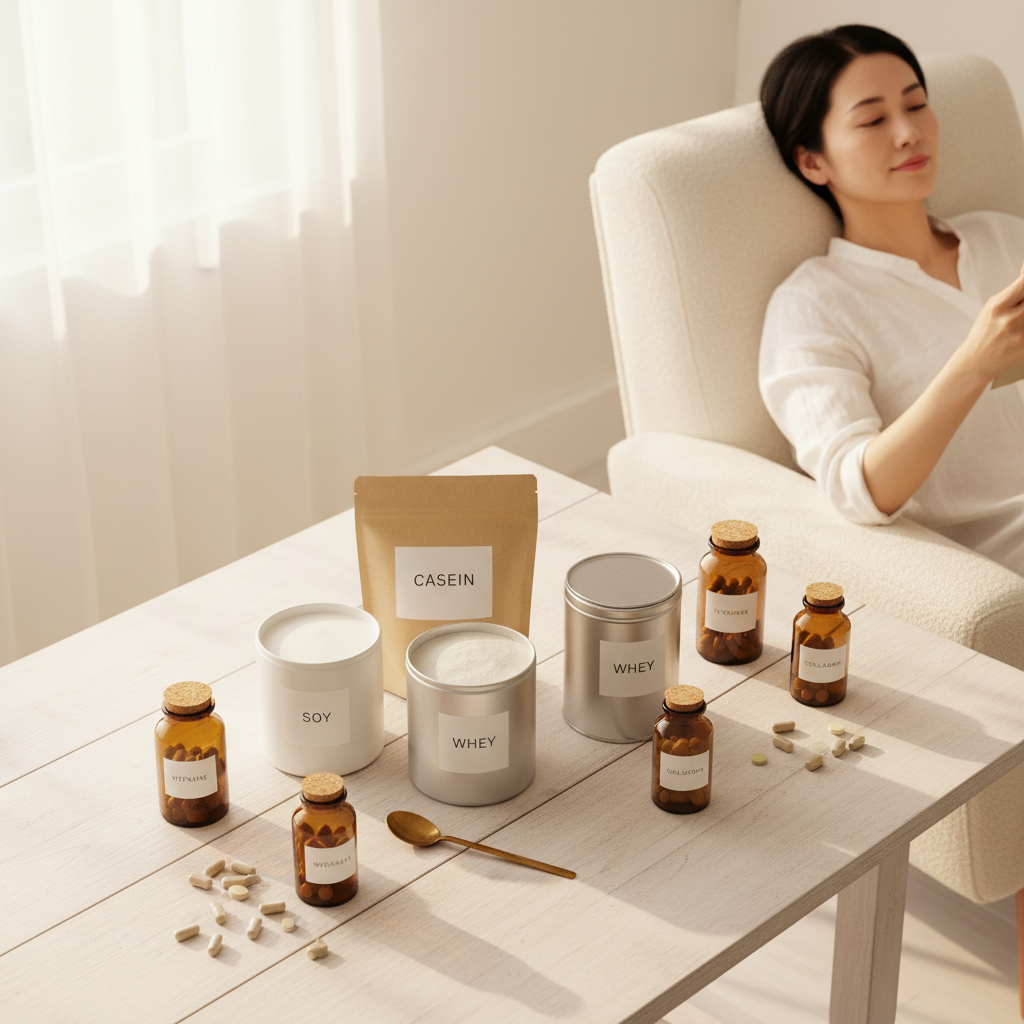 目的別おすすめプロテイン：美容、ダイエット、筋力アップ｜健康サプリメント