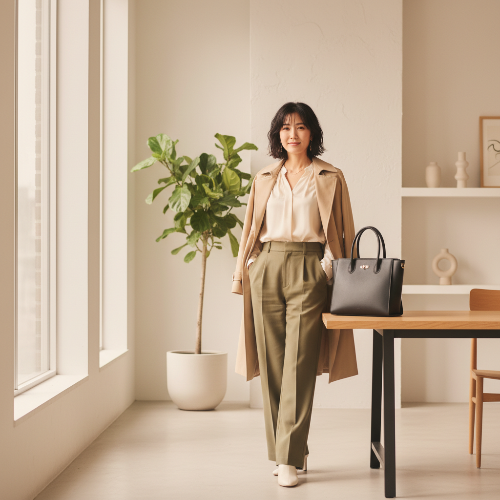 30代向け大人ファッション｜きちんと感とこなれ感の両立コーデ