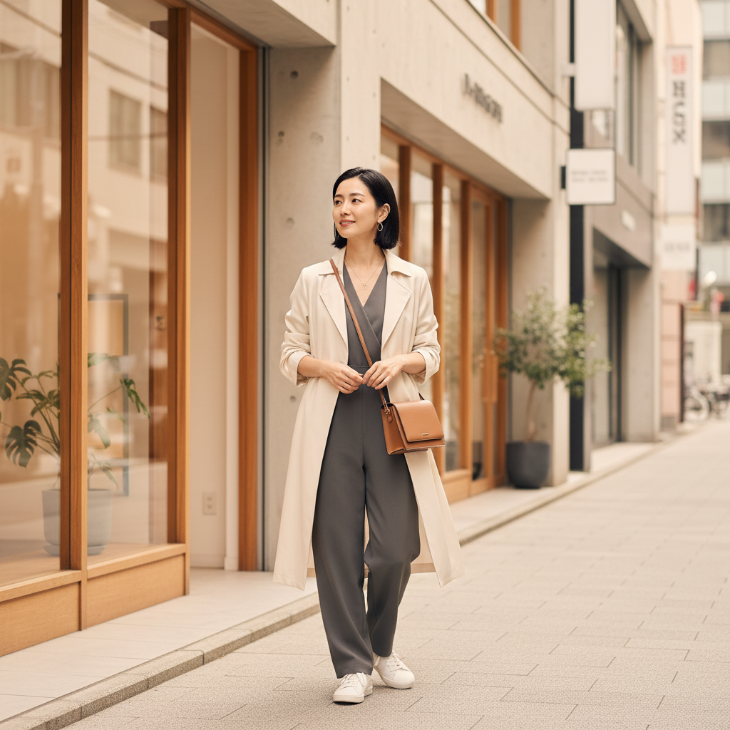 30代向け大人女子のファッション　「きちんと感」と「こなれ感」を両立！