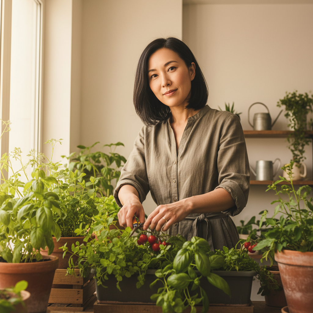 ルーティンに関するベランダ菜園で土に触れる癒やし｜ライフスタイル
