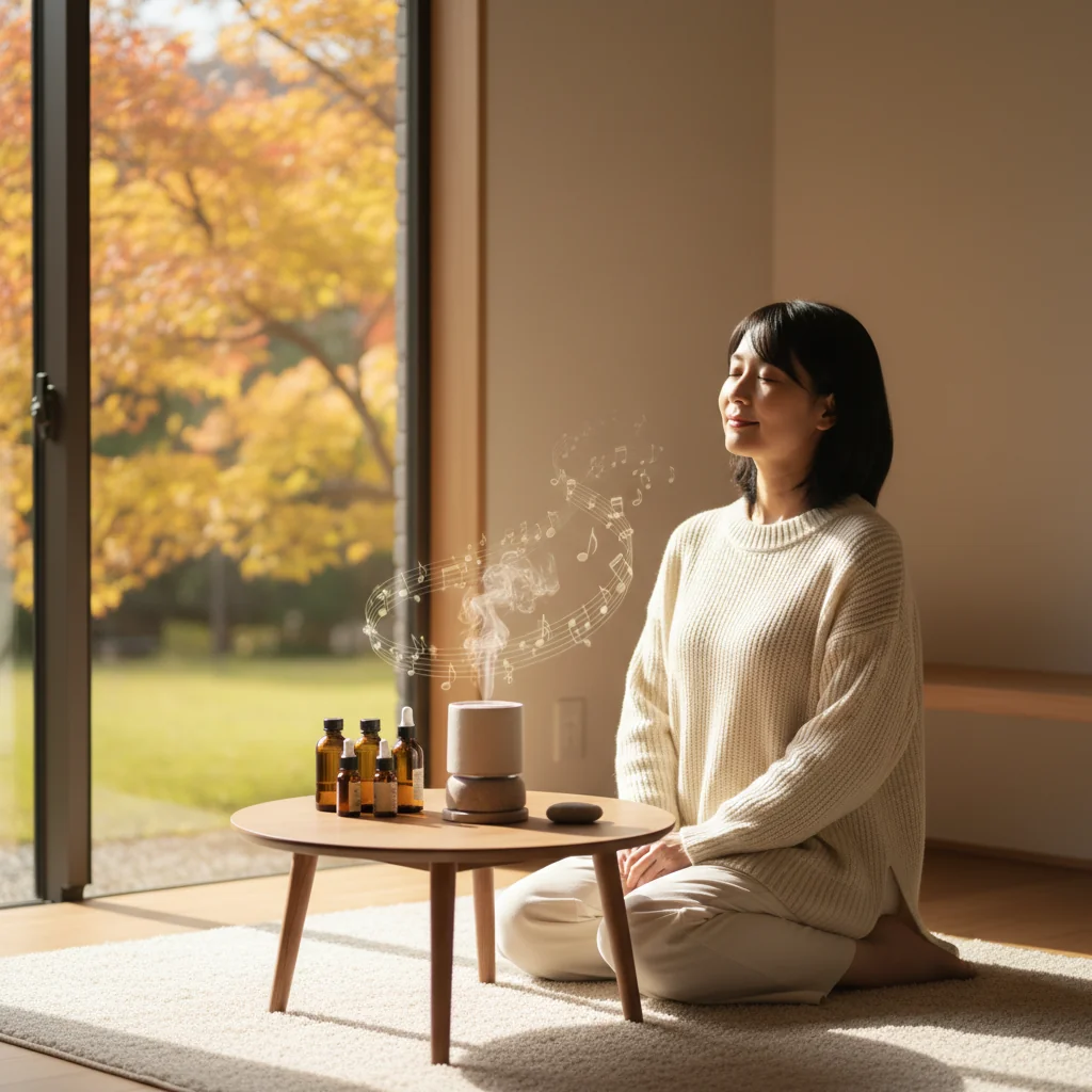 五感で感じる秋のリラックス：心地よいアロマと優しい音楽｜ライフスタイル