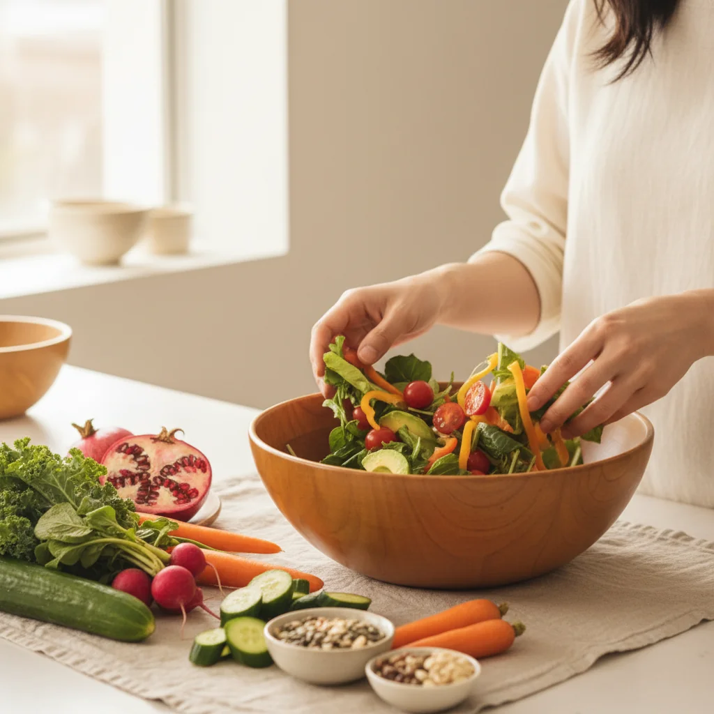 スキンケアに関する生活習慣の見直し：睡眠、食事、ストレスケアが美肌の鍵｜美容・スキンケア