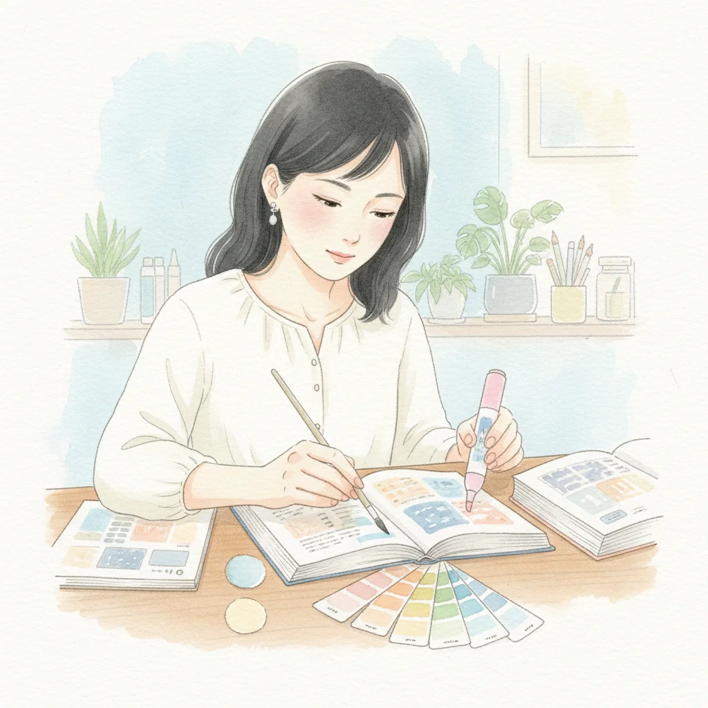 カラーコーディネーターに関する働きながら取得するための具体的なスケジュール例｜資格・キャリア