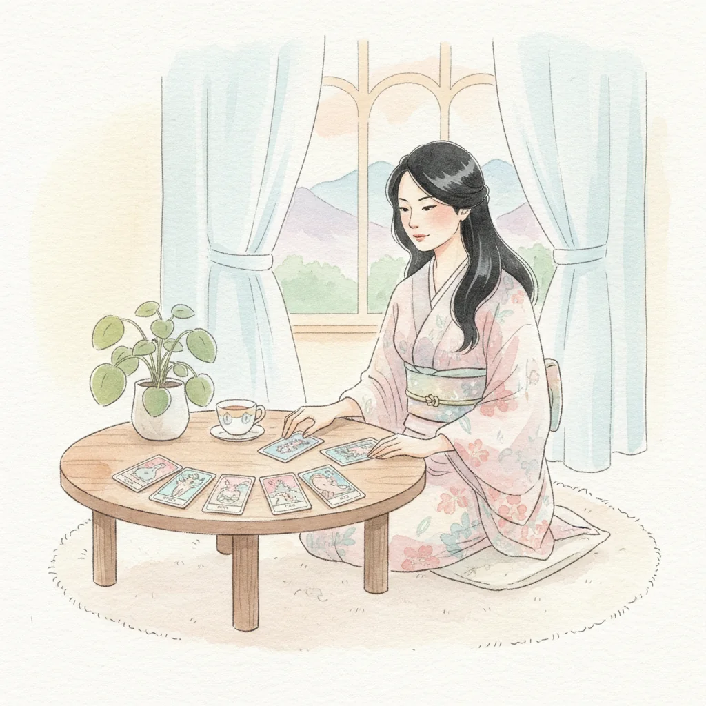 タロット占いの神秘に触れる　恋愛、仕事、未来…人生のヒントを見つけよう