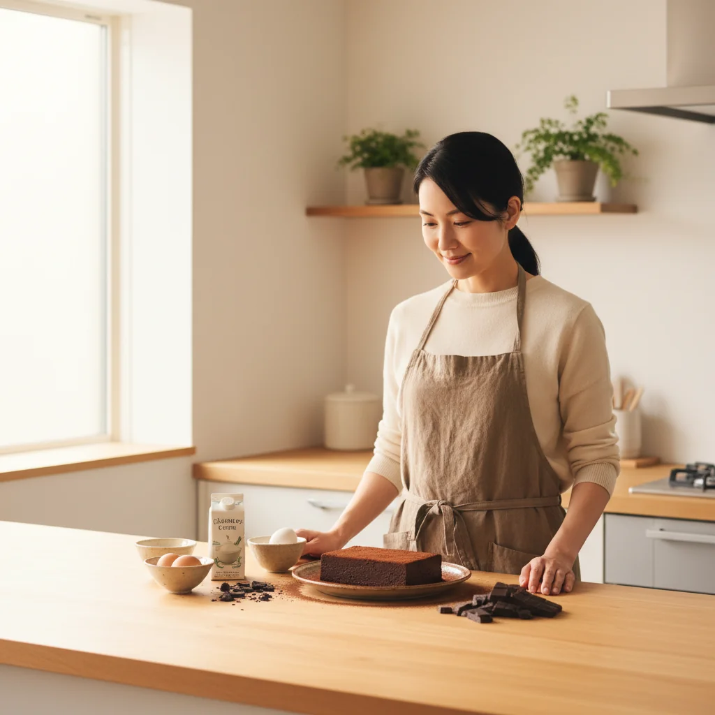 スイーツに関する材料３つ！濃厚チョコレートテリーヌ｜グルメ・料理