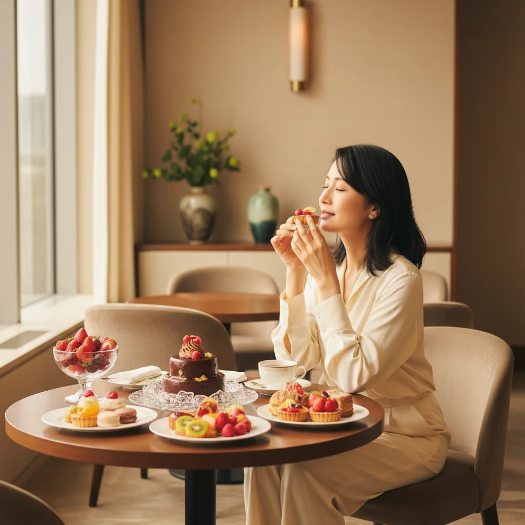 ランチに関するホテルメイドの優雅な空間で味わう絶品スイーツ｜グルメ・料理