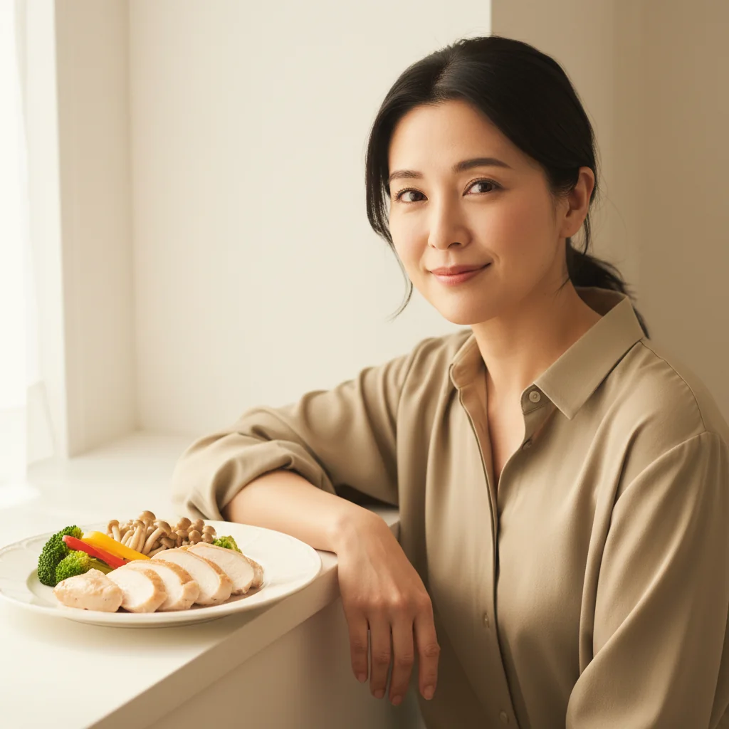 レシピに関する鶏むね肉と彩り野菜のレンジ蒸し｜グルメ・料理