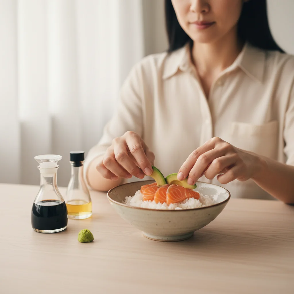 レシピに関するサーモンとアボカドの和風どんぶり｜グルメ・料理