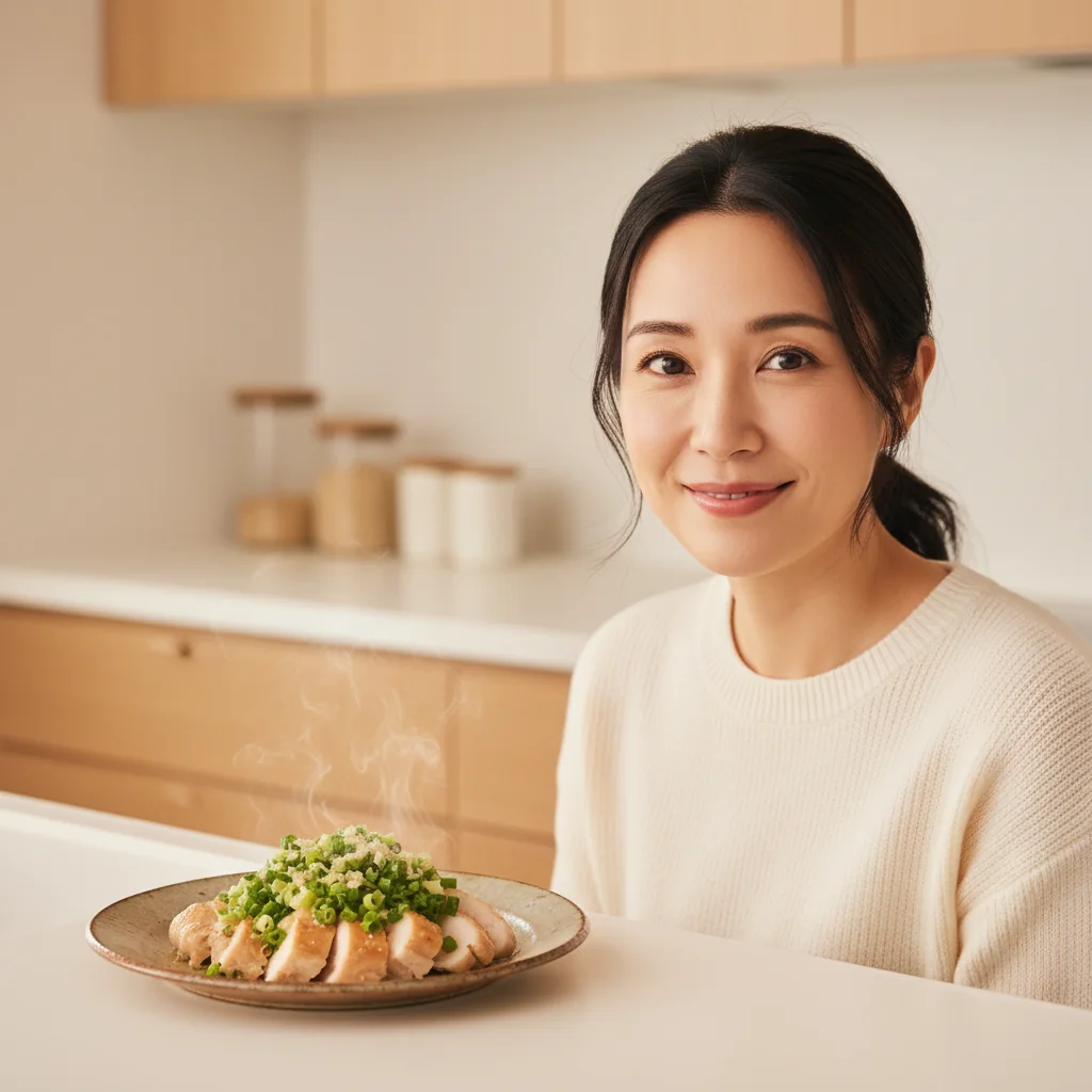 レシピに関するレンジで簡単！鶏むね肉のねぎ塩蒸し｜グルメ・料理