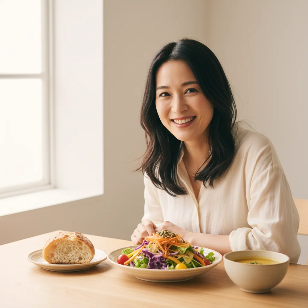 ヘルシーに関するおすすめメニュー：季節の野菜たっぷりサラダランチ｜グルメ・料理