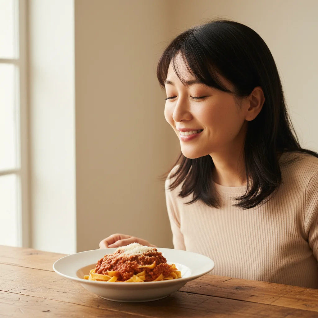 女子会に関するおすすめメニュー：「自家製タリアテッレ ボロネーゼ」｜グルメ・料理