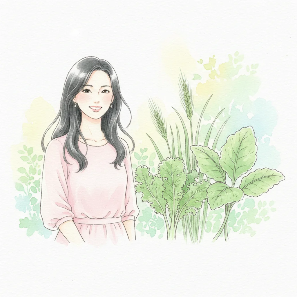 青汁の主な原料と栄養成分：ケール、大麦若葉、明日葉の違い｜健康サプリメント